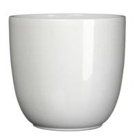 Bloempot Pot rond es/13 tusca 14 x 14.5 cm wit Mica - Mica decorations - thumbnail