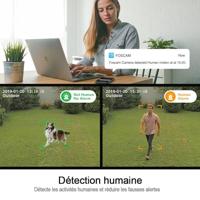 Foscam D4Z Dual Band WiFi PTZ beveiligingscamera - thumbnail