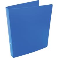 Alpha ringmap, voor ft A4, uit PP, 2 ringen van 25 mm, blauw - thumbnail