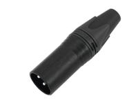 Neutrik NC3MXX-BAG XLR-connector Stekker, recht Aantal polen: 3 Zwart 1 stuk(s) - thumbnail