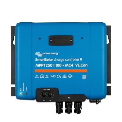 Victron Energy SmartSolar 250/100-MC4 VE. Can Laadregelaar voor zonne-energie MPPT 12 V, 24 V, 48 V 100 A Victron Energy SmartSolar 250/100-MC4 VE. Can Laadregelaar voor zonne-energie MPPT 12 V, 24 V, 48 V 100 A