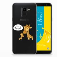 Samsung Galaxy J6 2018 Telefoonhoesje met Naam Giraffe - thumbnail
