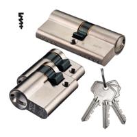 DOM Plura gelijksluitende combinatieset à 3 cilinders SKG2 1x 30-30mm en 2x 0-30mm - thumbnail