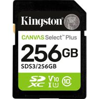 Kingston Technology 256GB SDXC Canvas Select Plus Gen3 150MB/s C10 UHS-I U1 V10 - thumbnail
