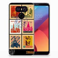 LG G6 Siliconen Back Cover Postzegels - thumbnail