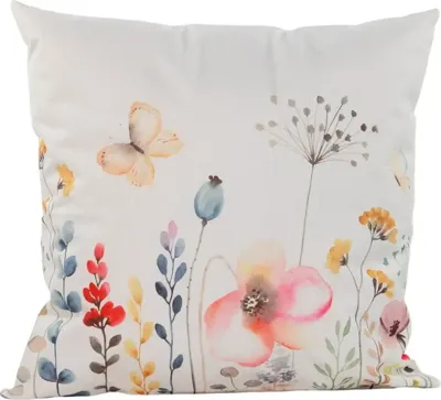 Anna's Collection buitenkussen veldbloemen 60x60cm multi Anna's Collection buitenkussen veldbloemen 60x60cm multi