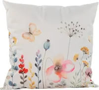 Anna's Collection buitenkussen veldbloemen 60x60cm multi - thumbnail