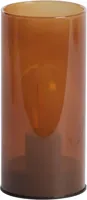 Light & Living tafellamp glas vazolla 7x15cm karamel - thumbnail