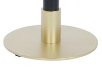 Bijzettafel DKD Home Decor 45 x 45 x 51 cm Zwart Metaal Marmer - thumbnail