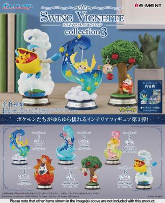 Pokemon - Swing Vignette Collection Vol. 3 Display Complete Box (6 Figures)