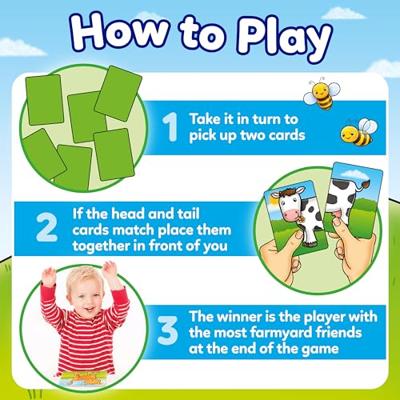 Educatief Spel Orchard Farmyard Heads & Tails (FR)