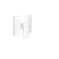 Hansgrohe Metropol ééngreeps douchemengkraan afbouwdeel met rechte greep, mat wit - thumbnail