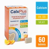 CalxPlus Sinaasappelsmaak 60 Kauwtabletten - thumbnail