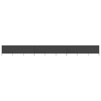 VidaXL Windscherm 9-panelen 1200x160 cm stof antraciet VidaXL Windscherm 9-panelen 1200x160 cm stof antraciet