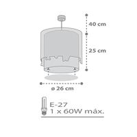 Dalber Kinderkamer hanglampLoving Deer - 61272 - thumbnail