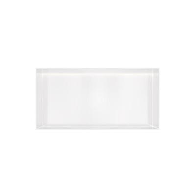 Hotbath &More Inbouwnis - 30 x 60 x 10 cm - Frameless - met LED-verlichting - Mat Wit