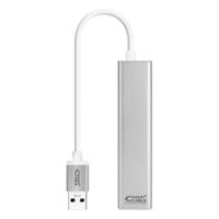 NANOCABLE 10.03.0403 netwerkadapter USB 3.0 + HUB 3xUSB 3.0 (Gigabit 10/100/1000 Mbps, Nintendo Switch, PC, laptop, Windows 10.8.7.XP, Vista, Mac OS en Linux), 15 cm - thumbnail