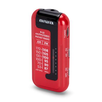 Transitorradio Aiwa R-22RD Rood - thumbnail