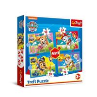Oku Paw patrol 4 in 1 puzzel 12-15-20 en 24 stukjes - thumbnail