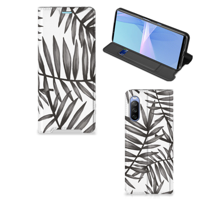 Sony Xperia 10 III Smart Cover Leaves Grey Sony Xperia 10 III Smart Cover Leaves Grey