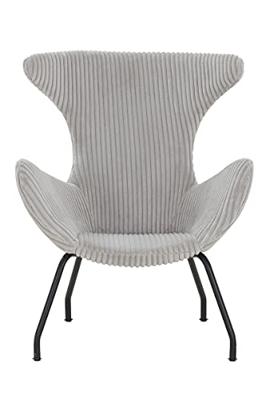 Artistiq Fauteuil 'Ariel' Rib, kleur grijs