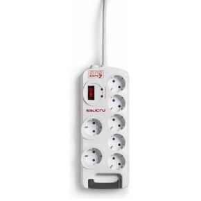 7-voudige Stekkerdoos met Schakelaar Salicru SPS SAFE 7 RJ11 (1,8 m) 7-voudige Stekkerdoos met Schakelaar Salicru SPS SAFE 7 RJ11 (1,8 m)
