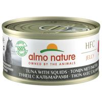 Almo Nature HFC Natural kattenvoer in gelei tonijn & inktvis 70g - thumbnail
