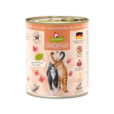 GRANATAPET DeliCATessen Veal and coney - nat kattenvoer - 800g