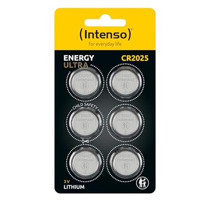 Intenso Knoopcel CR2025 3 V 6 stuk(s) 160 mAh Lithium 7502426 Intenso Knoopcel CR2025 3 V 6 stuk(s) 160 mAh Lithium 7502426
