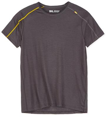 Blåkläder Merino Xlight Onderhemd Korte mouw 479817349835 | Donkergrijs/Geel | Maat XXL - 7330509545492