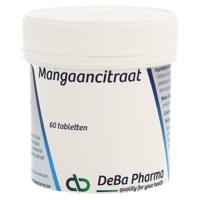DeBa Pharma Mangaancitraat 60 Tabletten - thumbnail