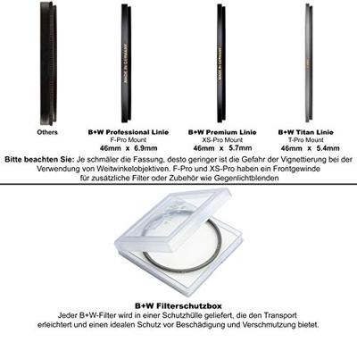 B + W Filter 1097731 1097731 Beschermfolie 46 mm