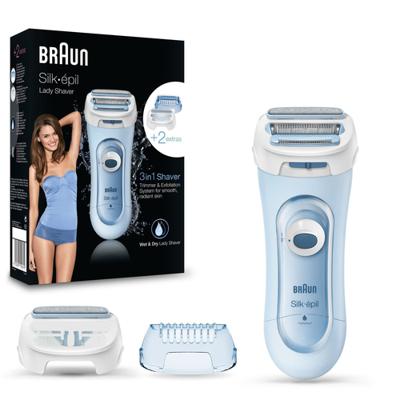 Braun ls5160 silk-epil 3in1 lady shaver blauw - thumbnail