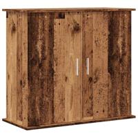 VidaXL Aquariumstandaard 81x36x73 cm bewerkt hout oud houtkleurig - thumbnail