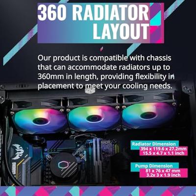 Cooler Master masterliquid 360l core argb