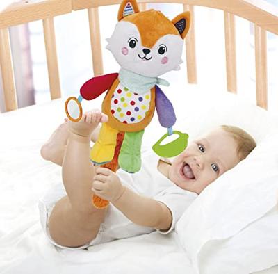 Clementoni Baby - happy fox - knuffel vos - interactieve knuffel - extra zacht
