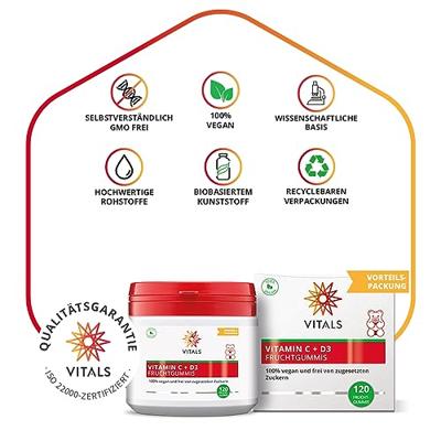Vitals Vitamine C + D3 Gummies - thumbnail