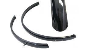 spatbordenset Hybride 28 inch staal zwart