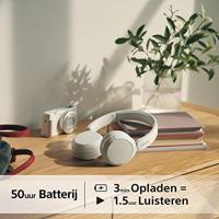 Sony WH-CH520 on-ear koptelefoon - Wit - thumbnail