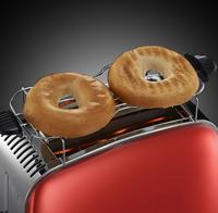 Russell Hobbs 23330-56 broodrooster 2 snede(n) Zwart, Rood, Roestvrijstaal - thumbnail