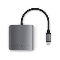Satechi 4-Port USB-C hub met power delivery (100W) - Space Grey - thumbnail