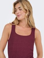 Only Onlea Glitter S/l 2-ways Top Jrs Noos Tops En Singlets Chocolate Truffle - thumbnail