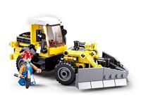 Sluban Wheel Loader bouwstenen set - thumbnail