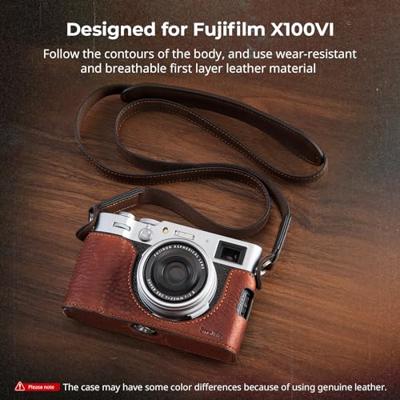 SmallRig Leren halfcase set voor Fujifilm X100VI (bruin) 4699