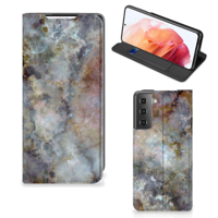 Samsung Galaxy S21 | Standcase | Marmer Grijs - thumbnail