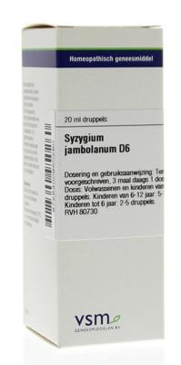 VSM Syzygium jambolanum D6 (20 ml) VSM Syzygium jambolanum D6 (20 ml)