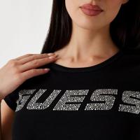 Guess Kiara T-Shirt Dames Zwart - Maat XS - Kleur: Zwart | Soccerfanshop - thumbnail