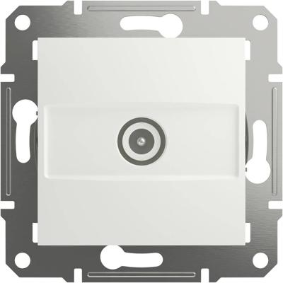 Schneider Electric EPH3270321D TV-doorvoercontactdoos Asfora Wit (RAL 9003) 1 stuk(s)