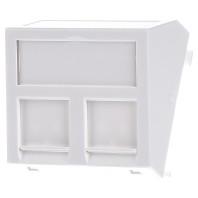 OBO Bettermann 6119 298 Afdekking Datatechniekdrager (b x h x d) 45 x 45 x 26 mm 1 stuk(s) Wit