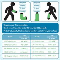 AquaShield ASL15 Waterdichte Beschermhoes Been <3jr - thumbnail